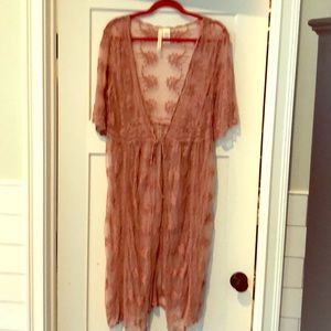 Mauve Kimono size s/m nwot